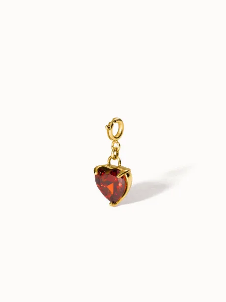 Flex Rotes Herz Charm