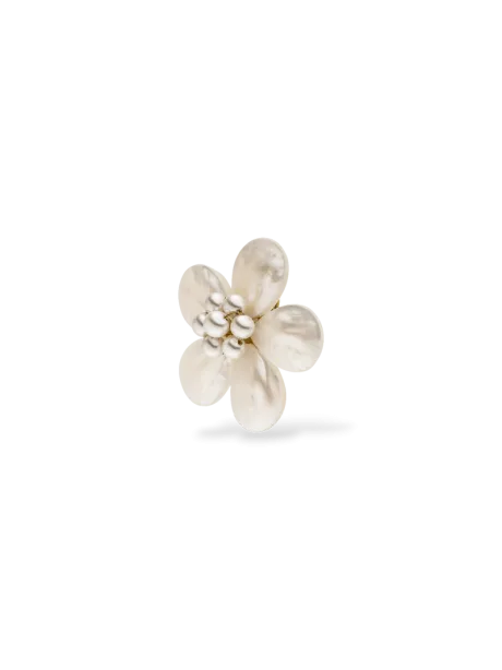 Pearly Flower Charm