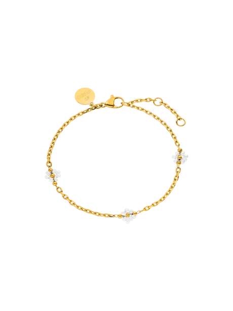 Linen Blossom Anklet