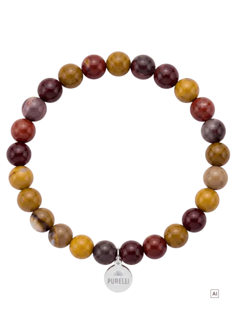 Mookaite Elegance Perlenarmband