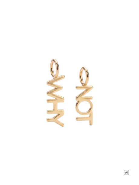 Why Not Ohrring-Charm Set