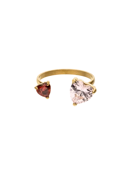 Double Heart Ring