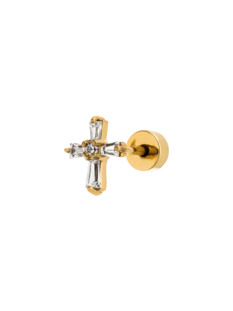 Glitter Cross Piercing